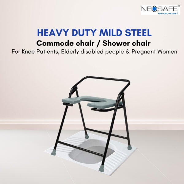 Stainless Steel Commode Chair - Image 2
