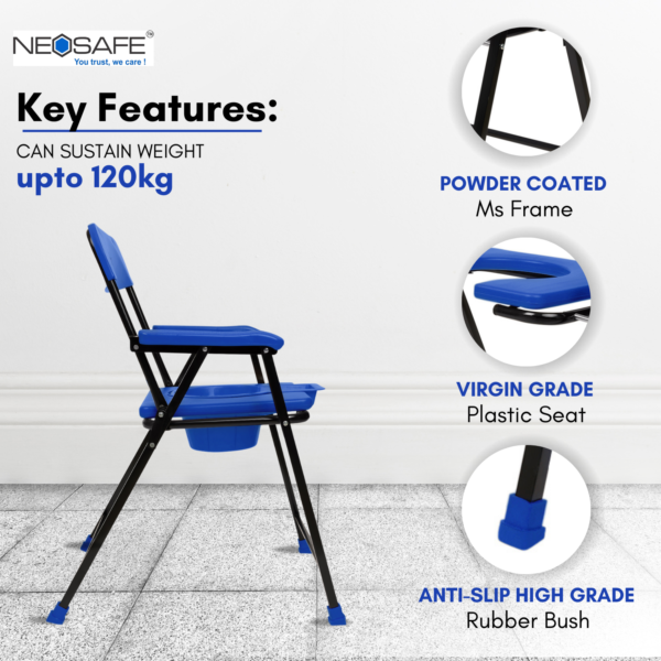 Portable Commode Chair - Image 3