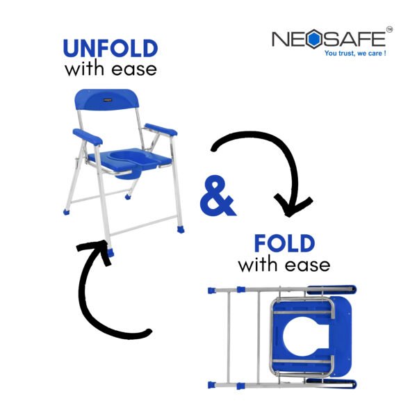 Foldable Commode Chair - Image 4
