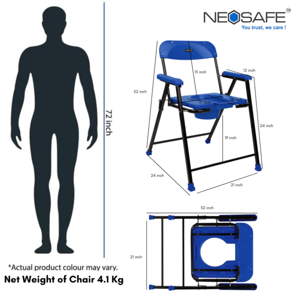 Portable Commode Chair - Image 5