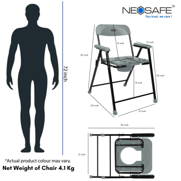 Patient Commode Chair - Image 5