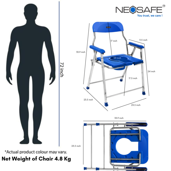Jumbo Commode Chair - Image 5
